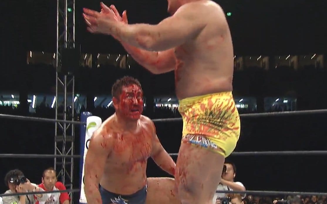 Kensuke Sasaki vs. Yuji Nagata Is Bloody Perfection, Until It Isn't