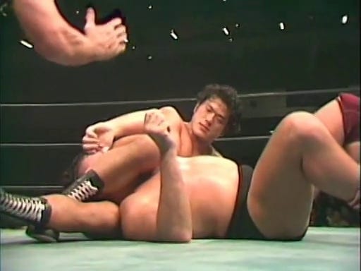 Billy Robinson Escaping an Antonio Inoki Headscissors and Going 60